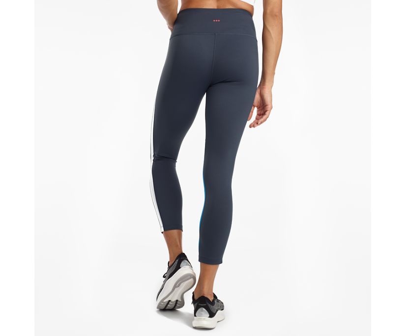 Saucony Fortify Crop Women's Pants Blue | Canada 277JPQJ